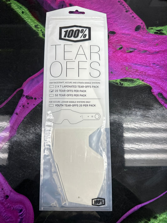 100% TEAR OFFS