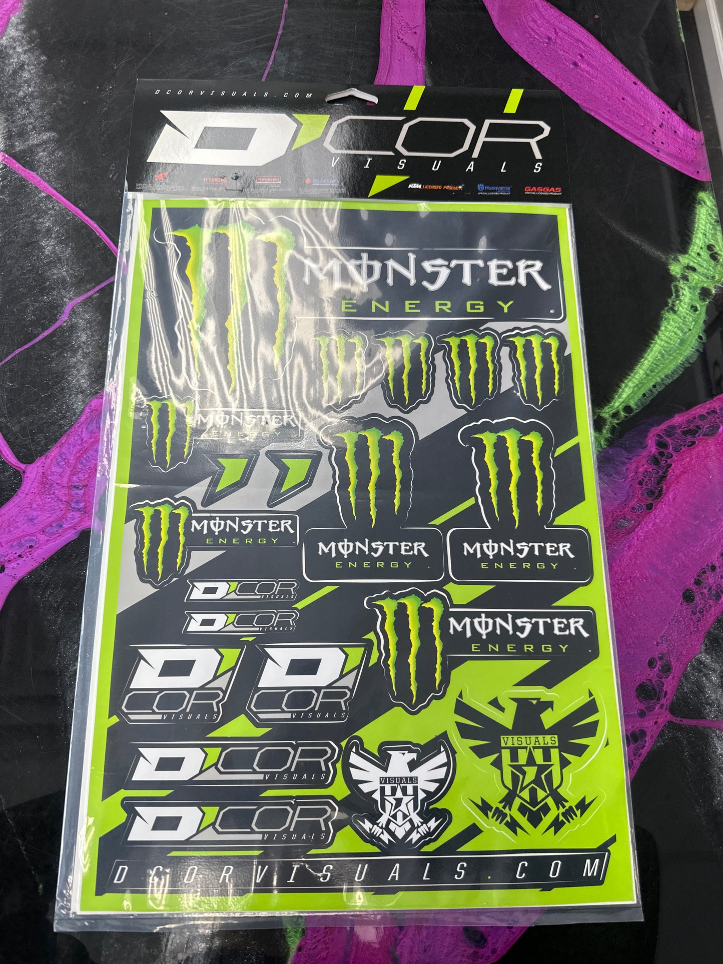 MONSTER DECAL SHEET